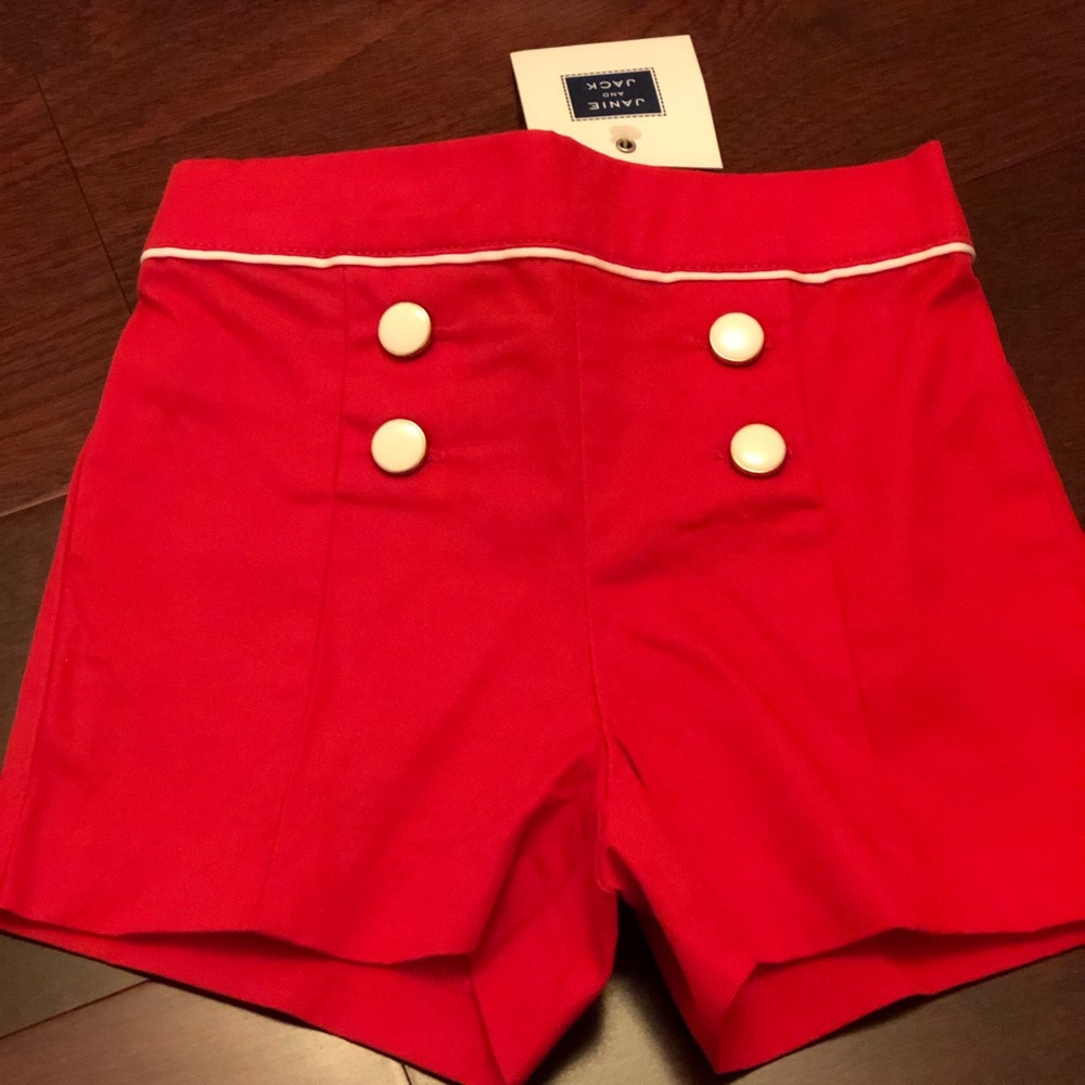 Red shorts